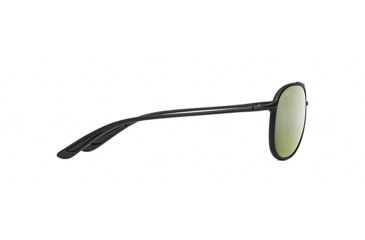 Image of Maui Jim Alelele Bridge Aviators  Sunglasses,Matte Black,Maui HT Lens HT438-2M