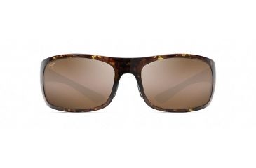 Image of Maui Jim Big Wave Wrap  Sunglasses,Olive Tortoise,HCL Bronze Lens H440-15T