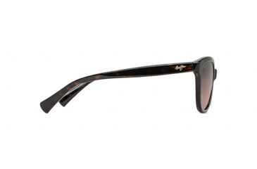 Image of Maui Jim Canna Polarized Cat Eye  Sunglasses,Dark Tortoise,Maui Rose Lens RS769-10