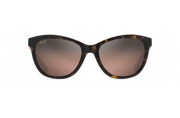 Image of Maui Jim Canna Polarized Cat Eye  Sunglasses,Dark Tortoise,Maui Rose Lens RS769-10
