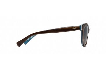 Image of Maui Jim Canna Polarized Cat Eye  Sunglasses,Tortoise with White and Blue,HCL Bronze Lens HS769-03T
