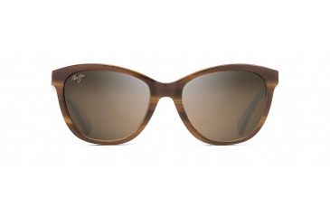 Image of Maui Jim Canna Polarized Cat Eye  Sunglasses,Tortoise with White and Blue,HCL Bronze Lens HS769-03T