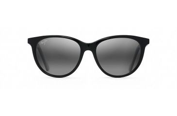 Image of Maui Jim Cathedrals Polarized Classic  Sunglasses,Gloss Black,Neutral Grey Lens GS782-02