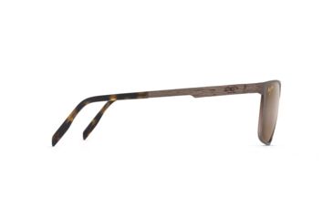 Image of Maui Jim Cut Mountain Polarized Square Sunglasses, Bronze Frame, HCL Bronze Lens, Bronze H532-22