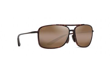 Image of Maui Jim Kaupo Gap Polarized Aviator  Sunglasses,Tortoise,HCL Bronze Lens H437-10
