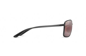 Image of Maui Jim Kaupo Gap Polarized Aviator  Sunglasses,Translucent Smoke Grey,Maui Rose Lens R437-11