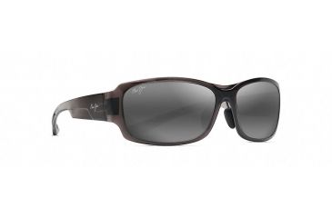 Image of Maui Jim Monkeypod Polarized Wrap  Sunglasses,Grey Fade,Neutral Grey Lens 441-11A