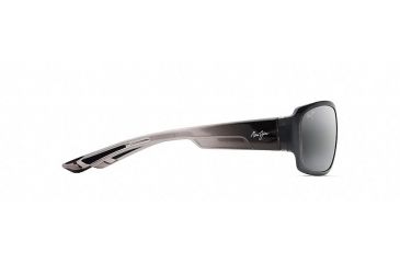 Image of Maui Jim Monkeypod Polarized Wrap  Sunglasses,Grey Fade,Neutral Grey Lens 441-11A