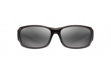 Image of Maui Jim Monkeypod Polarized Wrap  Sunglasses,Grey Fade,Neutral Grey Lens 441-11A