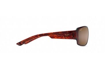 Image of Maui Jim Monkeypod Polarized Wrap  Sunglasses,Tortoise,HCL Bronze Lens H441-10