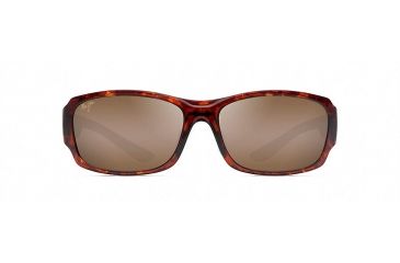 Image of Maui Jim Monkeypod Polarized Wrap  Sunglasses,Tortoise,HCL Bronze Lens H441-10