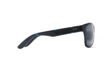 Image of Maui Jim Road Trip Polarized Rectangular  Sunglasses,Blue / Black Tortoise,Neutral Grey Lens 435-03J