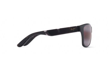 Image of Maui Jim Road Trip Polarized Rectangular  Sunglasses,Grey / Black Tortoise,Maui Rose Lens R435-11T