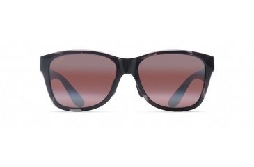 Image of Maui Jim Road Trip Polarized Rectangular  Sunglasses,Grey / Black Tortoise,Maui Rose Lens R435-11T