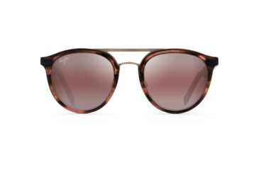 Image of Maui Jim Sunny Days Polarized Round Sunglasses, Espresso Smoke Frame, Maui Rose Lens, Espresso Smoke R529-19C