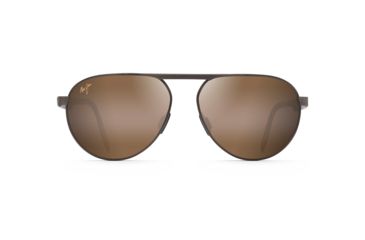 Image of Maui Jim Swinging Bridges Unisex Sunglasses,Brushed Chocolate Frame,Polarized,HCL Bronze Lens, H787-01C