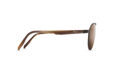 Image of Maui Jim Swinging Bridges Unisex Sunglasses,Brushed Chocolate Frame,Polarized,HCL Bronze Lens, H787-01C