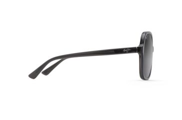 Image of Maui Jim Taro Polarized Square Sunglasses - Women's, Translucent Grey Frame, Neutral Grey Lens, Translucent Grey GS795-11