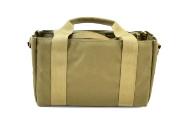 Image of Maxpedition Compact Range Bag w/ Removable Shoulder Strap &amp; Ammo Tote, Khaki 0621K