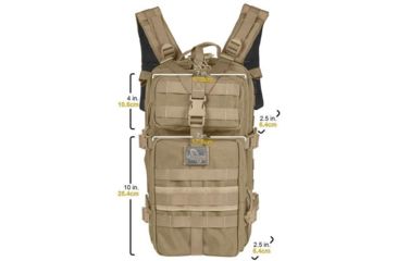 Image of Maxpedition Falcon-II Backpack w/ Reservoir Hang-Tab - Khaki 0513K