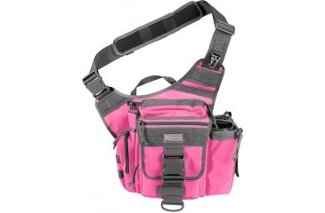 Image of Maxpedition Jumbo S-Type Versipack Nylon Shoulder Bag - Pink-Foliage 0413PF 