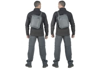Image of Maxpedition Mini Valence Tech Sling Pack w/11 in. Laptop/Tablet Compartment, 7L, Gray MVLGRY