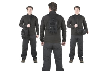 Image of Maxpedition TT12 Convertible Backpack, Black, 5.5in x 7in x 12in, PREPTT12B