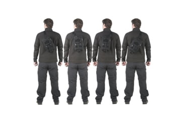 Image of Maxpedition TT12 Convertible Backpack, Black, 5.5in x 7in x 12in, PREPTT12B