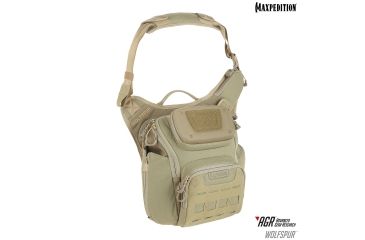 Image of Maxpedition Wolfspur Crossbody Shoulder Bag, Tan WLFTAN