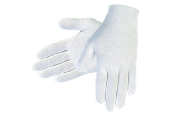 Image of MCR Safety 100% Cotton Lisle Inspectors Gloves - Women's, White, Extra Large, Straight Thumb, Ambidextrous, 8610CJ