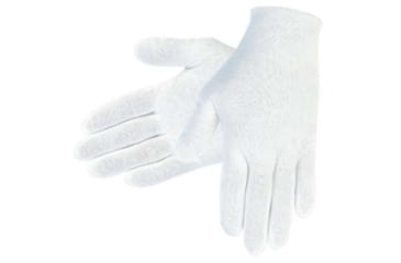 Image of MCR Safety 100% Cotton Lisle Inspectors Gloves - Women's, White, Extra Large, Straight Thumb, Ambidextrous, 8610CJ
