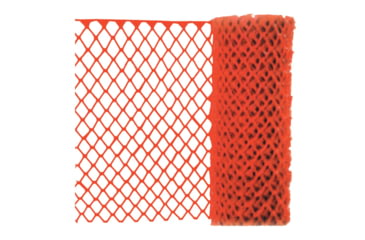 Image of MCR Safety 24 pound Safety Fencing, 4 ft x 100 ft, Diamond Openings, Orange, One Size, SF101D