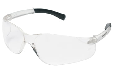 Image of MCR Safety BearKat BK1 Series Safety Glasses with Uncoated Lens, Soft Non-Slip Temple Materia, Clear, One Size, BK010