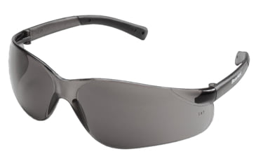 Image of MCR Safety BearKat BK2 Series Safety Glasses, Soft Non-Slip Temple, Gray Lens/Black Frame, One Size, BK212
