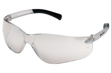 Image of MCR Safety BearKat BK2 Series Safety Glasses, Soft Non-Slip Temple, I/O Clear Mirror Lens/Grey Frame, One Size, BK219