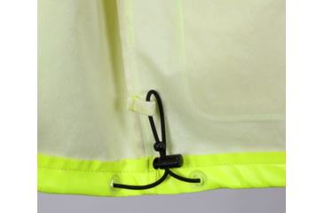Image of MCR Safety Big Jake 2 Flame Resistant Rain Jacket, PVC/Meta-Aramid ANSI Class 3 Hi-Vis Standard, HRC2/CAT2, ARC Rating - ATPV 11 cal/cm2, Fluorescent Lime, 2X, BJ238JHX2