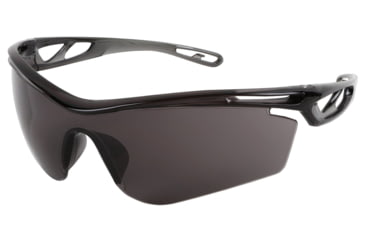 Image of MCR Safety Checklite CL4 Series Safety Glasses, MAX6 Anti-Fog Lens Coating, Earplug Retaining Technology, Temples Hold Earplug Cord in Place, Gray, One Size, CL412PF