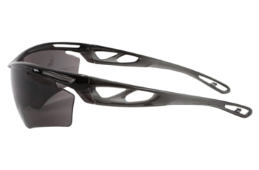 Image of MCR Safety Checklite CL4 Series Safety Glasses, MAX6 Anti-Fog Lens Coating, Earplug Retaining Technology, Temples Hold Earplug Cord in Place, Gray, One Size, CL412PF