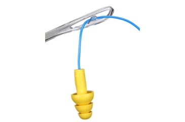 Image of MCR Safety Checklite CL4 Series Safety Glasses, MAX6 Anti-Fog Lens Coating, Earplug Retaining Technology, Temples Hold Earplug Cord in Place, Clear, One Size, CL410PF