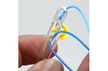 Image of MCR Safety Checklite CL4 Series Safety Glasses, MAX6 Anti-Fog Lens Coating, Earplug Retaining Technology, Temples Hold Earplug Cord in Place, Clear, One Size, CL410PF