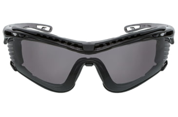 Image of MCR Safety Checklite CL5 Series Safety Glasses, UV-AF Anti-Fog Lens, Removable Closed Cell Foam Gasket, Earplug Retaining Technology, Temples Hold Earplug Cord in Place, Gray, One Size, CL512AF