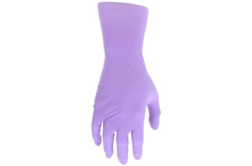 Image of MCR Safety ChemTech Tri-Polymer Blended Disposable Gloves, Powder Free Industrial Food Service Grade, Nitrile Neoprene and Latex Polymers, 12in Length, 6 mil Thickness, Lilac, Medium, Inner pack, 100, 7036M-EA