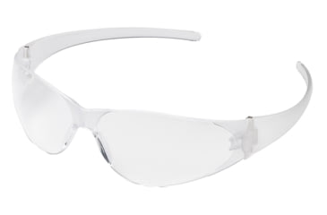 Image of MCR Safety CK1 Series Safety Glasses, Uncoated Lens, Flexible Bayonet Temples, Clear, One Size, CK100