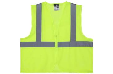 Image of MCR Safety Class 2 Mesh Lime Safety Vest - V2CL2MLZS