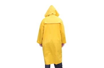 Image of MCR Safety Classic Series Waterproof Raincoat, .35mm PVC/Poly, Detachable Hood, Yellow, 2X, 200CX2