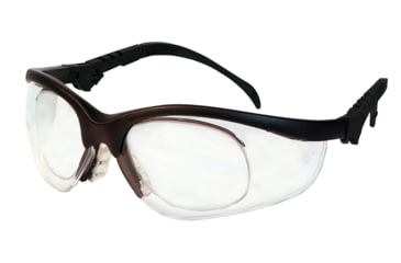 Image of MCR Safety Clear Prescription Inserts, Fits Klondike KD3 Safety Glasses, Polycarbonate Lenses, Clear, One Size, KDRX