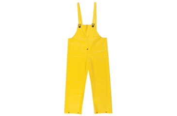 Image of MCR Safety Commodore Series Waterproof Rain Pants, PVC/Non-Woven Poly/Nylon, Snap Fly Front, Yellow, L, 600BPL