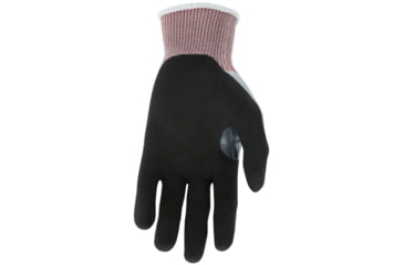 Image of MCR Safety Cut Pro Ninja BNF Cut Resistant Work Gloves, 15 Gauge Dyneema Diamond Technology, NFT Coated Palm and Fingertips, Black/Gray, Medium, N9676DTM
