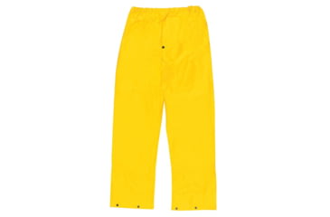 Image of MCR Safety Cyclone Series Waterproof Rain Pants, .35mm PVC/Nylon/PVC, Elastic Waist Pant with Fly Front, Yellow, L, 400PWL