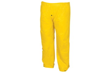 Image of MCR Safety Cyclone Series Waterproof Rain Pants, .35mm PVC/Nylon/PVC, Elastic Waist Pant with Fly Front, Yellow, L, 400PWL